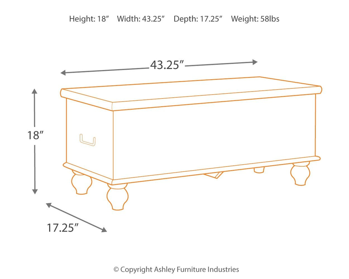 Fossil Ridge - Storage Bench - Beige - R&R Furniture Gallery (Fountain Valley, CA)