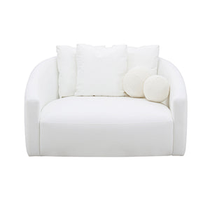 Hanim - Linen Daybed - Cream - R&R Furniture Gallery (Fountain Valley, CA)