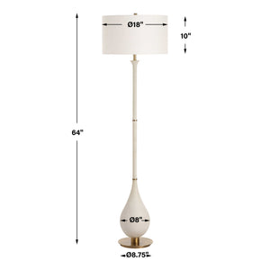 Dewdrop - Floor Lamp - Ivory