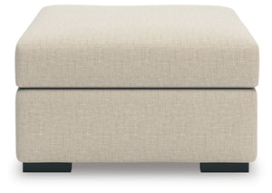 LadyMae - Oversized Accent Ottoman - Twill - R&R Furniture Gallery (Fountain Valley, CA)