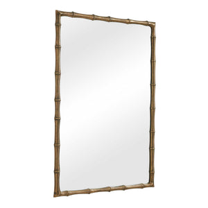 Brass Bamboo - Rectangle Mirror - Brass / Gold