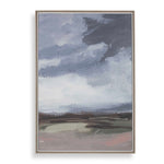 Bracing - Framed Landscape Art - Brown / Gray / Green / Orange / Pink / White