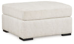 Chessington - Oversized Accent Ottoman - Ivory - R&R Furniture Gallery (Fountain Valley, CA)