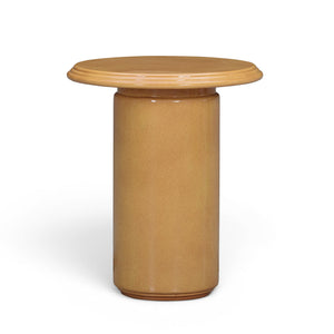 Tate - Concrete Side Table - Turmeric