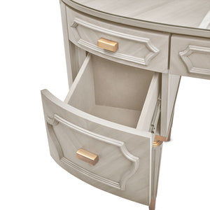 St. Charles - Vanity Desk - Dove Gray - R&R Furniture Gallery (Fountain Valley, CA)