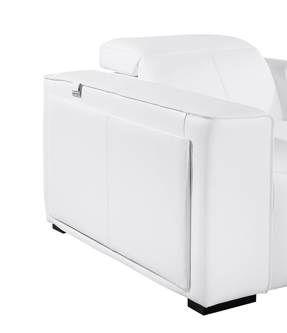 1224 - 6-Piece L-Shaped Sectional Sofa In With 3 Power Recliners & Power Headrests