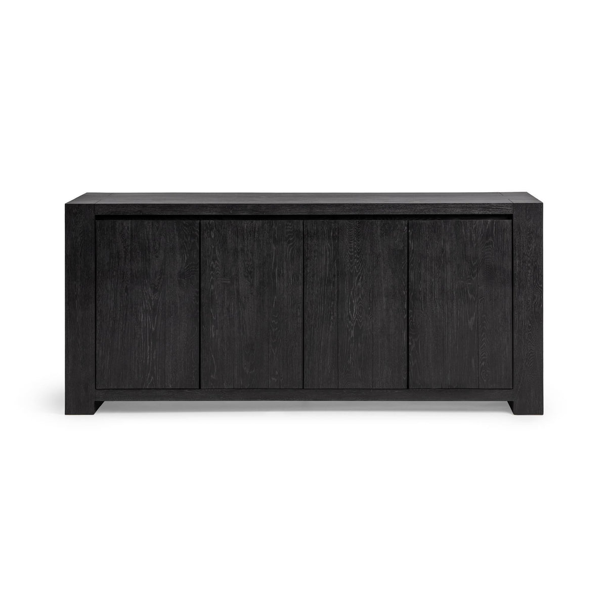 Classic Home Bristol 4-door buffet cabinet with sleek wood finish, featuring ample storage and modern design.
