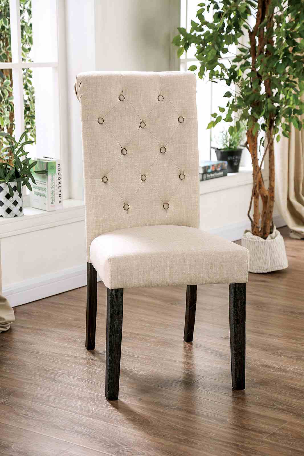 Alfred - Side Chair, Ivory (2/CTN)