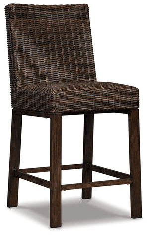 Paradise Trail - Barstool (Set of 2) - Medium Brown - R&R Furniture Gallery (Fountain Valley, CA)