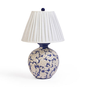 Diana - Table Lamp - Blue & White - R&R Furniture Gallery (Fountain Valley, CA)