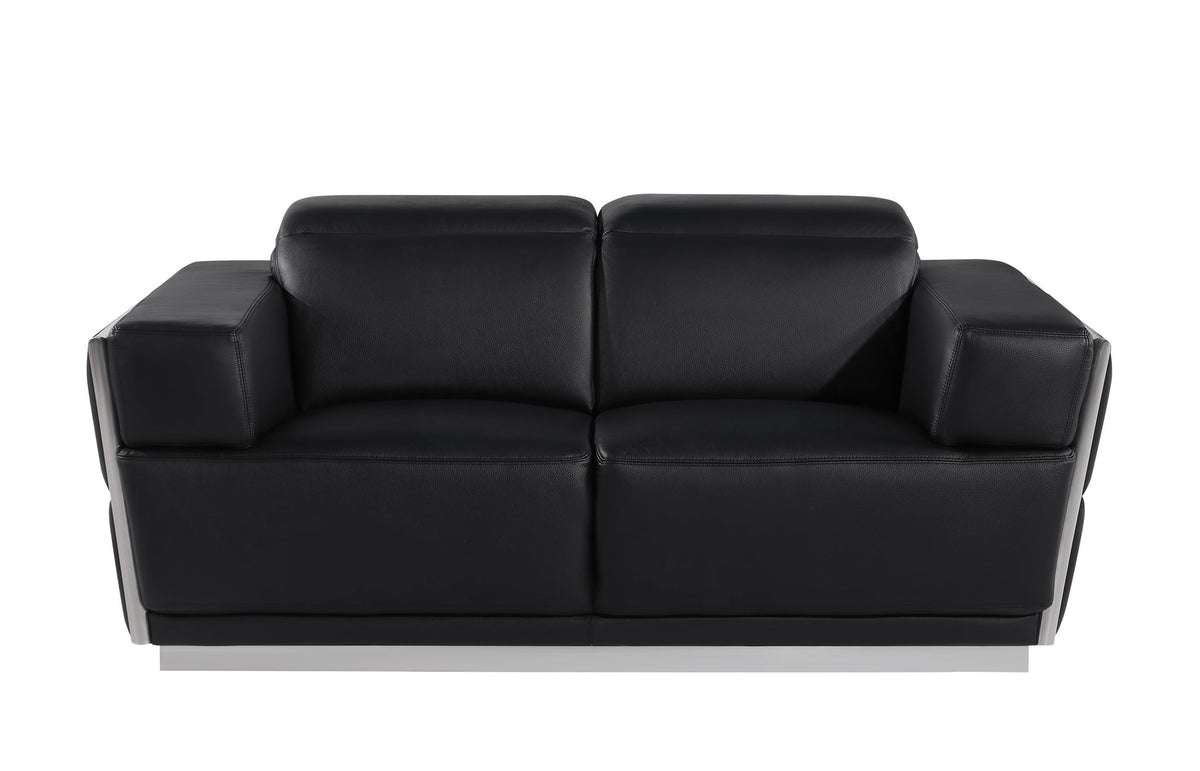 1111 - Leather Living Room Set - R&R Furniture Gallery (Fountain Valley, CA)