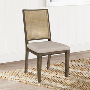 Stewart - Back Dining Side Chair (Set of 2) - Light Brown
