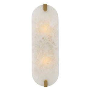 Lustrous - 2 Light Sconce - Brass