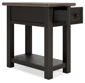 Tyler Creek - Chair Side End Table - Black / Gray - R&R Furniture Gallery (Fountain Valley, CA)