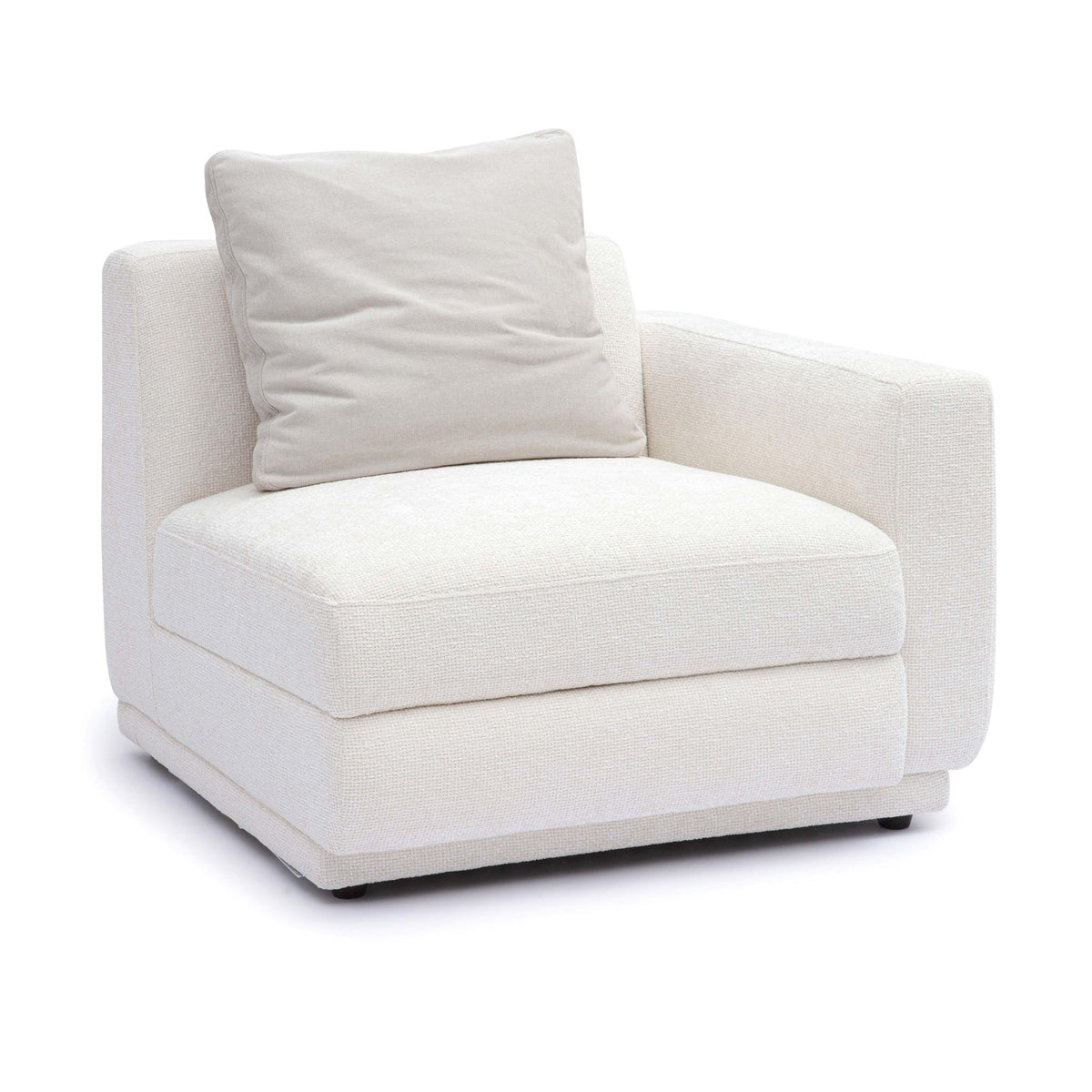 Perry - Modular RAF Corner Chair - Cream - R&R Furniture Gallery (Fountain Valley, CA)