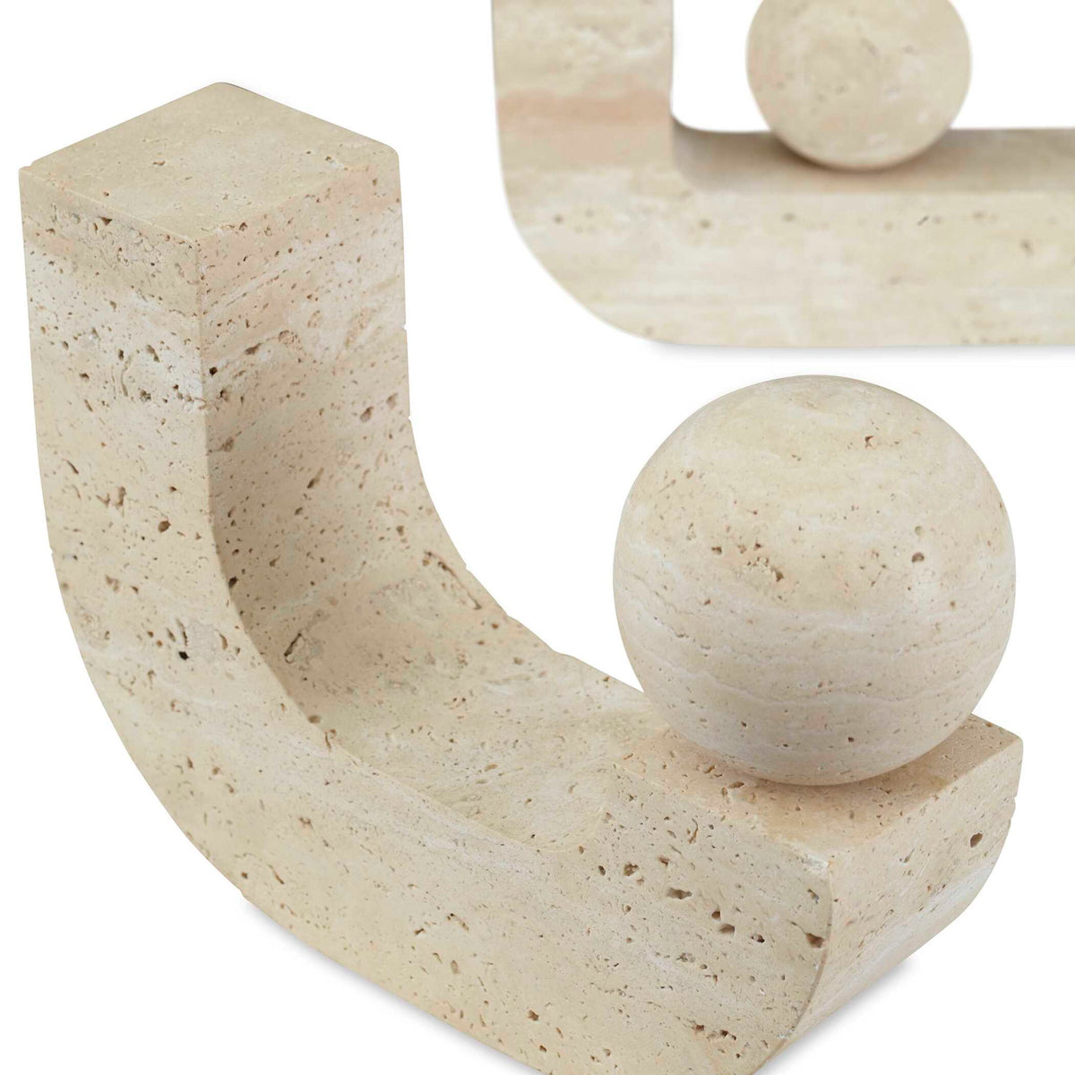 Equilibrium - Sculptures (Set of 2) - Beige