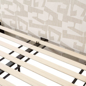 Isla - Jacquard Pattern King Bed - R&R Furniture Gallery (Fountain Valley, CA)