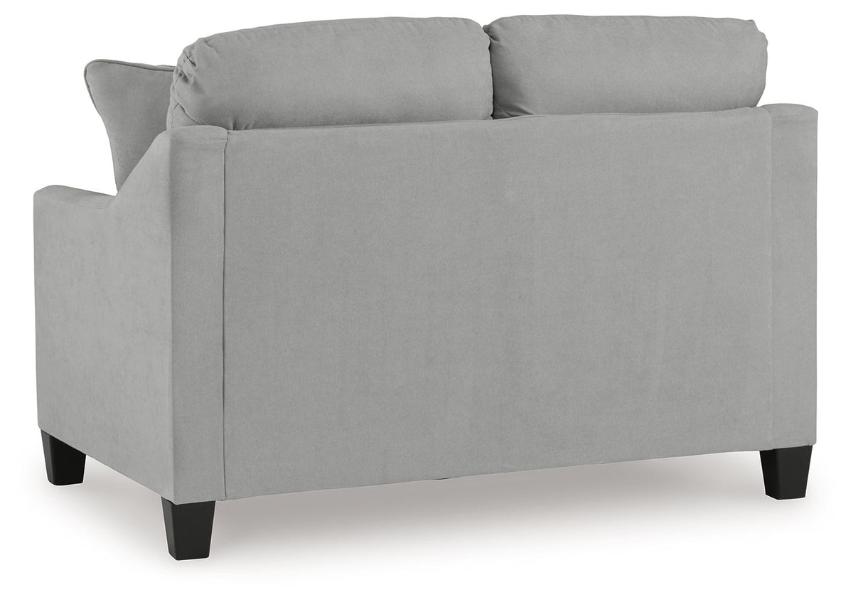 Adlai - Loveseat - Shadow - R&R Furniture Gallery (Fountain Valley, CA)