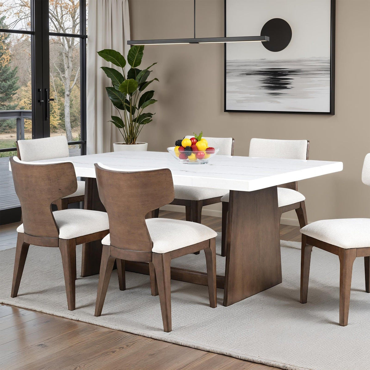 Caerwys - Dining Table, Brown