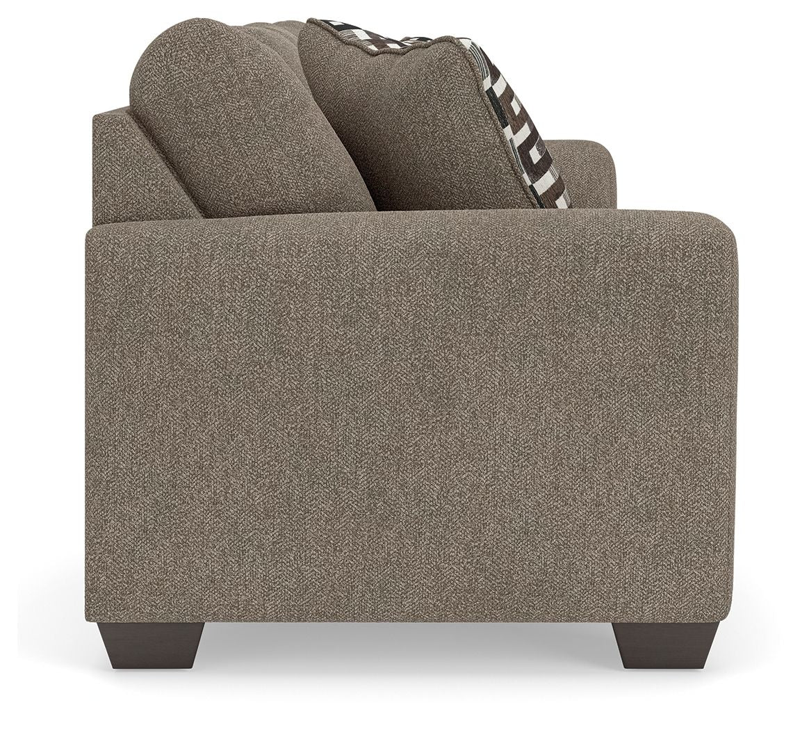Triston-Peaks - Sofa - Suede - R&R Furniture Gallery (Fountain Valley, CA)