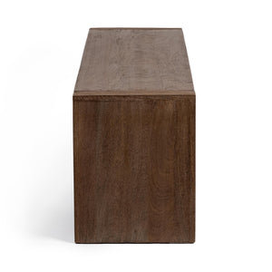 Classic Home Glendale 64-inch dining bench in toasted chestnut wood, featuring a sturdy design and smooth finish.