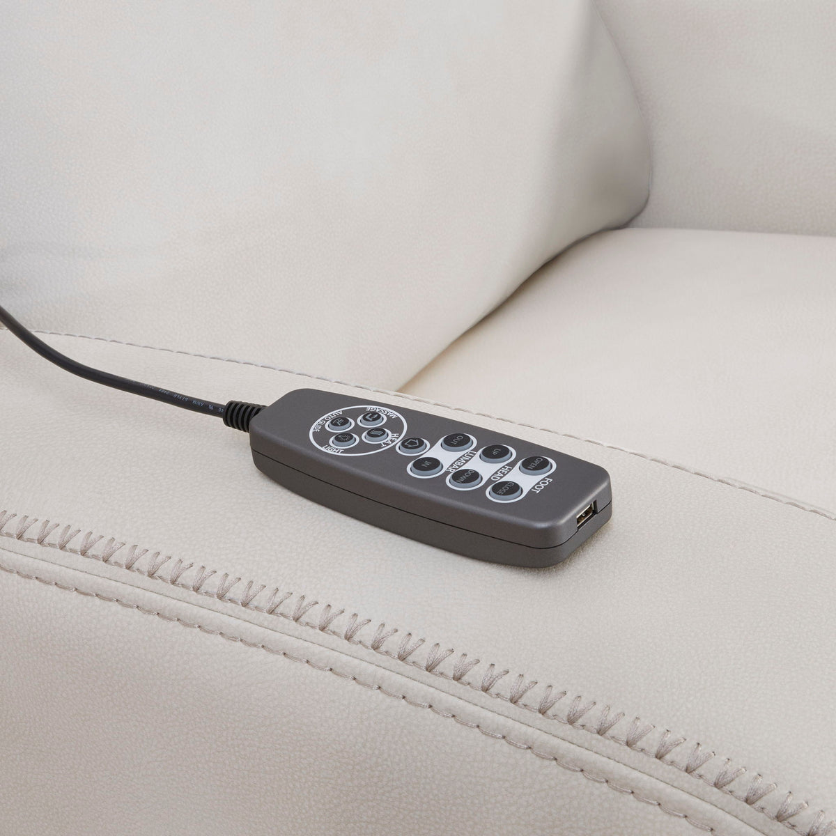 Armstrong - Power Recliner With Heat, Massage And Auto-Glide