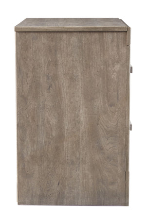 Culverbach - Two Drawer Night Stand - Gray - R&R Furniture Gallery (Fountain Valley, CA)
