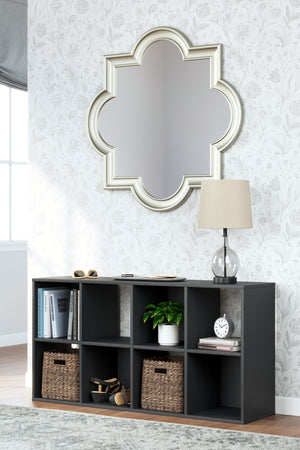 Signature Design by Ashley Langdrew cube organizer with multiple open compartments for versatile storage and organization.