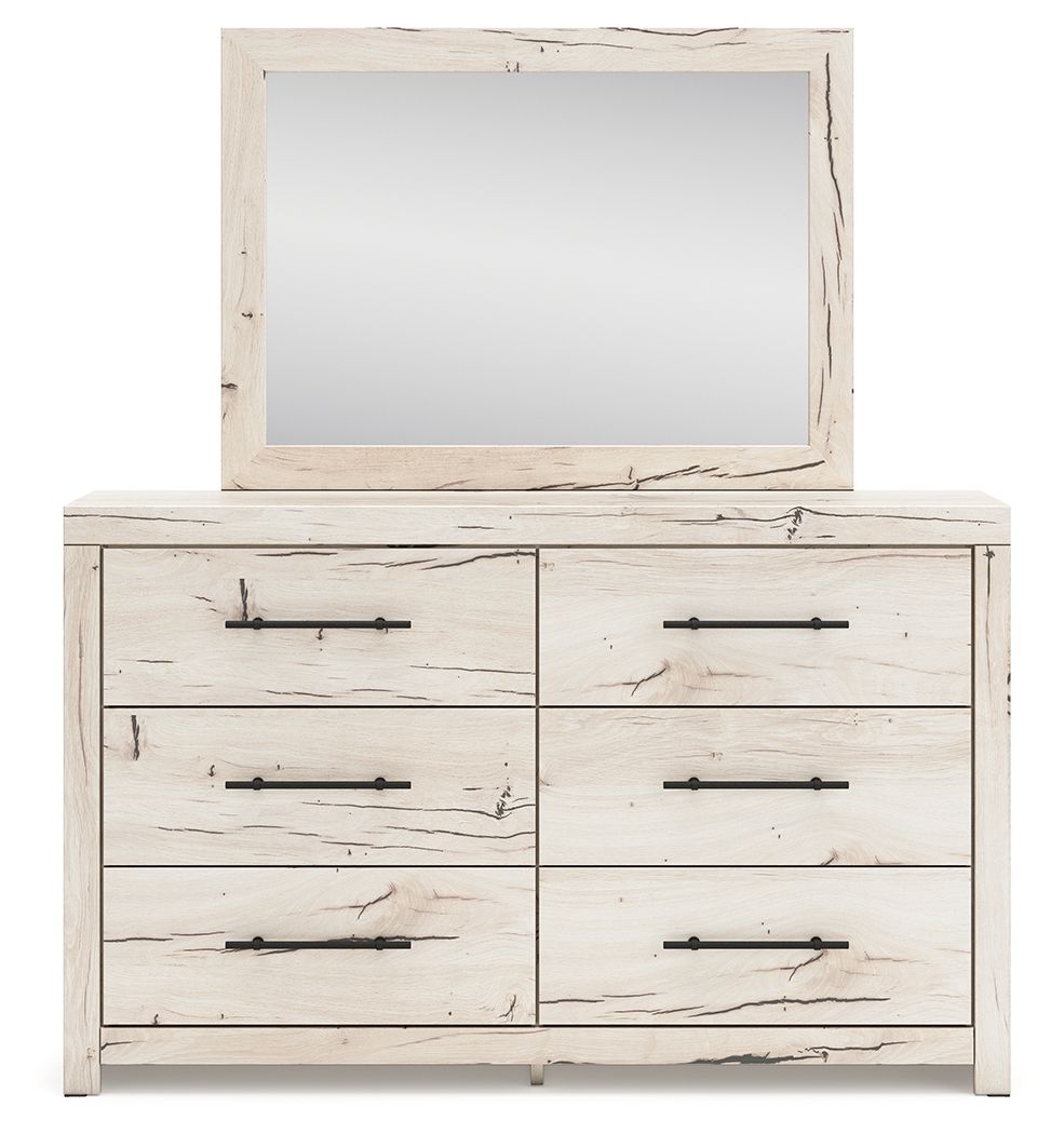 Lawroy - Dresser And Mirror - Light Natural - R&R Furniture Gallery (Fountain Valley, CA)