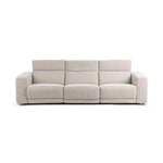 Beige Knoxville 3-piece stationary sectional by Classic Home with plush cushions and modern design in a living room setting.