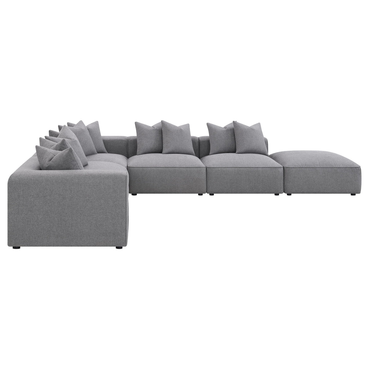 Amherst - Modular Sectional With Cushions - Gray