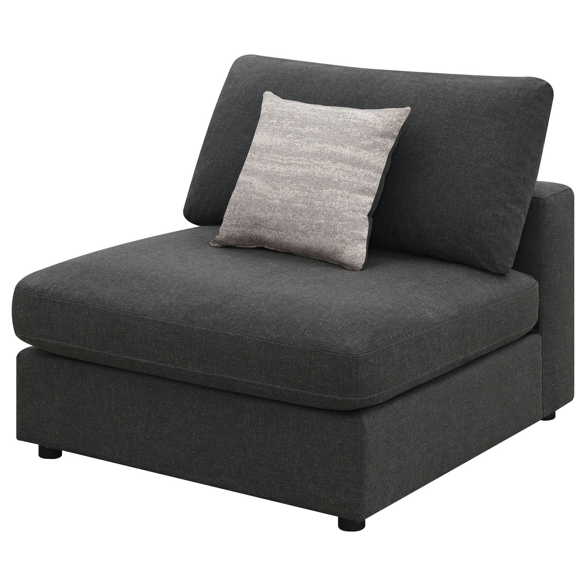 Duncan- Armless Chair With Removable Cushions