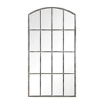 Uttermost Amiel arched ivory wall mirror with elegant frame, perfect for adding style to any room decor.