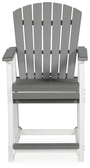 Transville - Barstool (Set of 2) - Gray / White - R&R Furniture Gallery (Fountain Valley, CA)