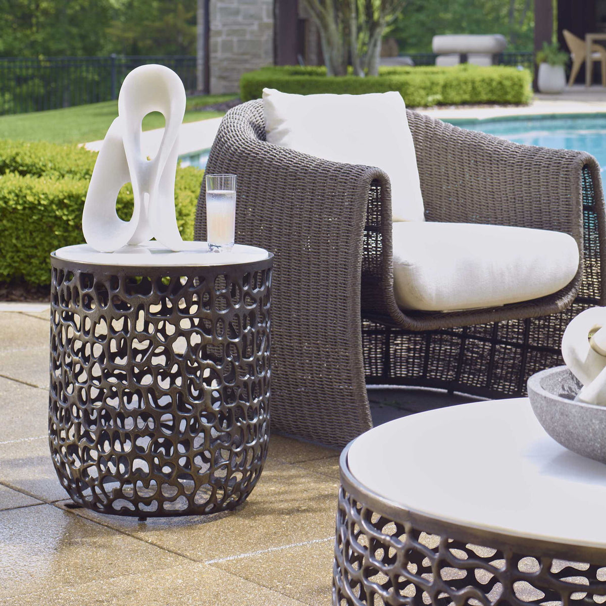 Sabena - Marble Outdoor Table