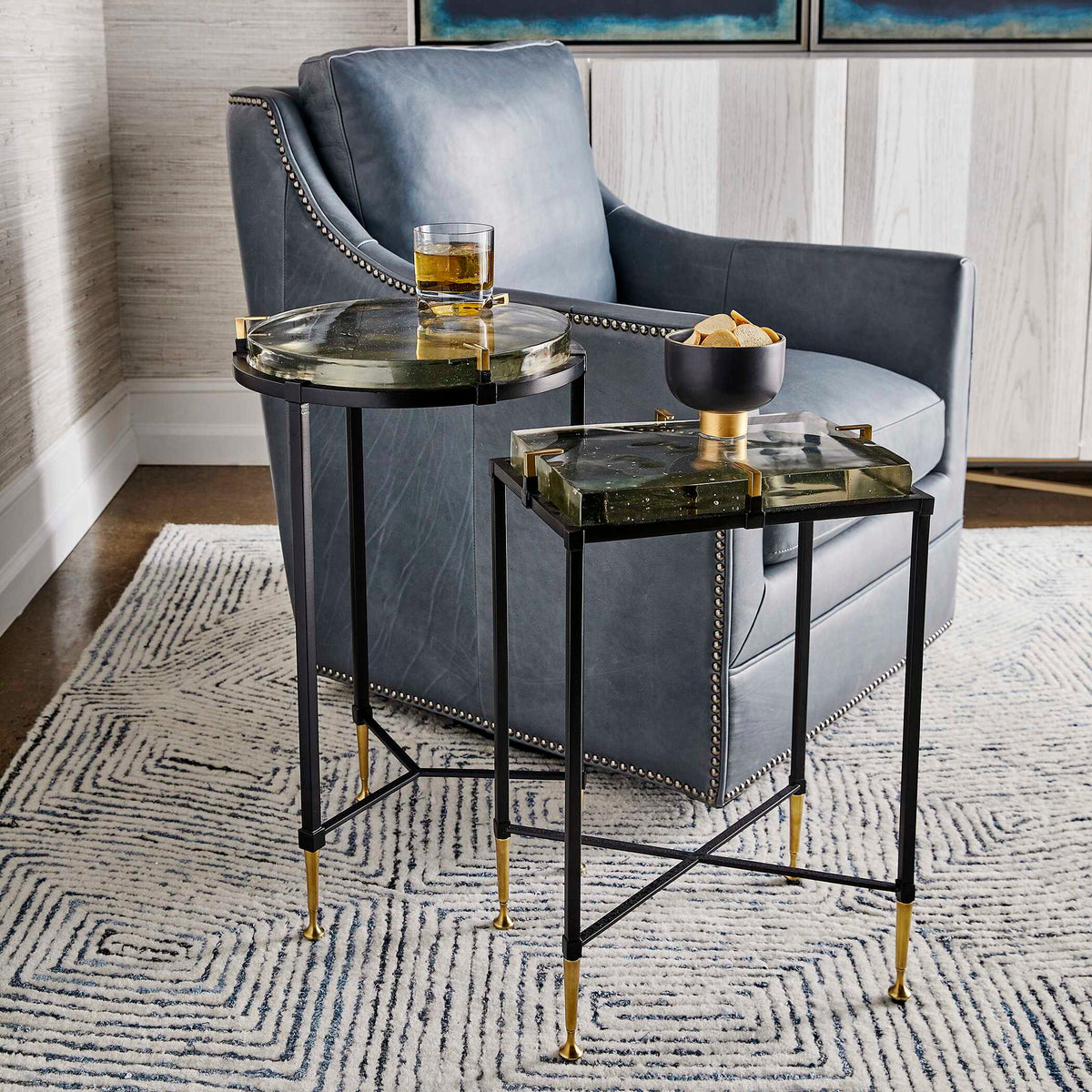 Ice - Block Accent Table - Round