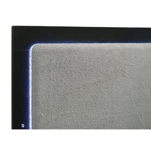 Sophia - Panel Bed With LED Headboard