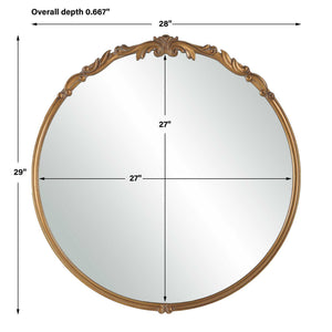 29" Mirror - Gold