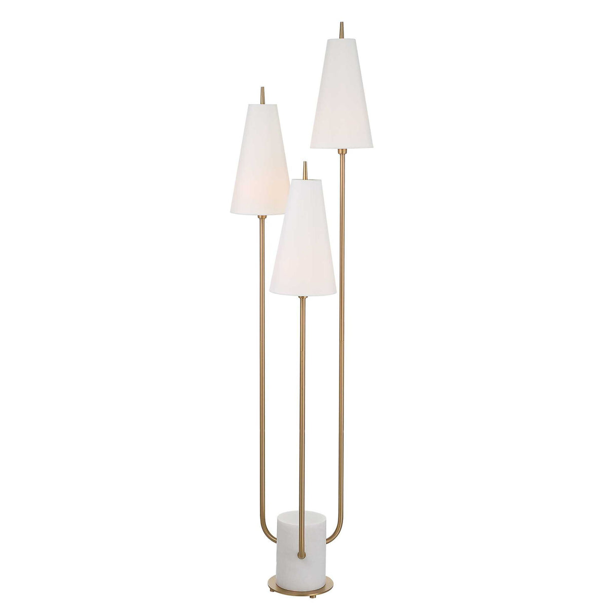 Elle - Floor Lamp - Brass / Gold