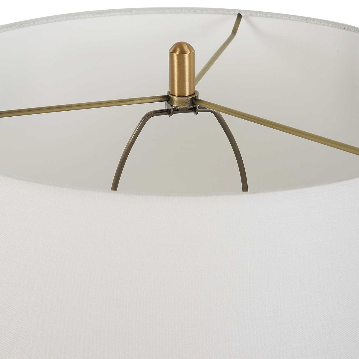 Atmosphere - Tall Table Lamp - Blue / Brass / Bronze