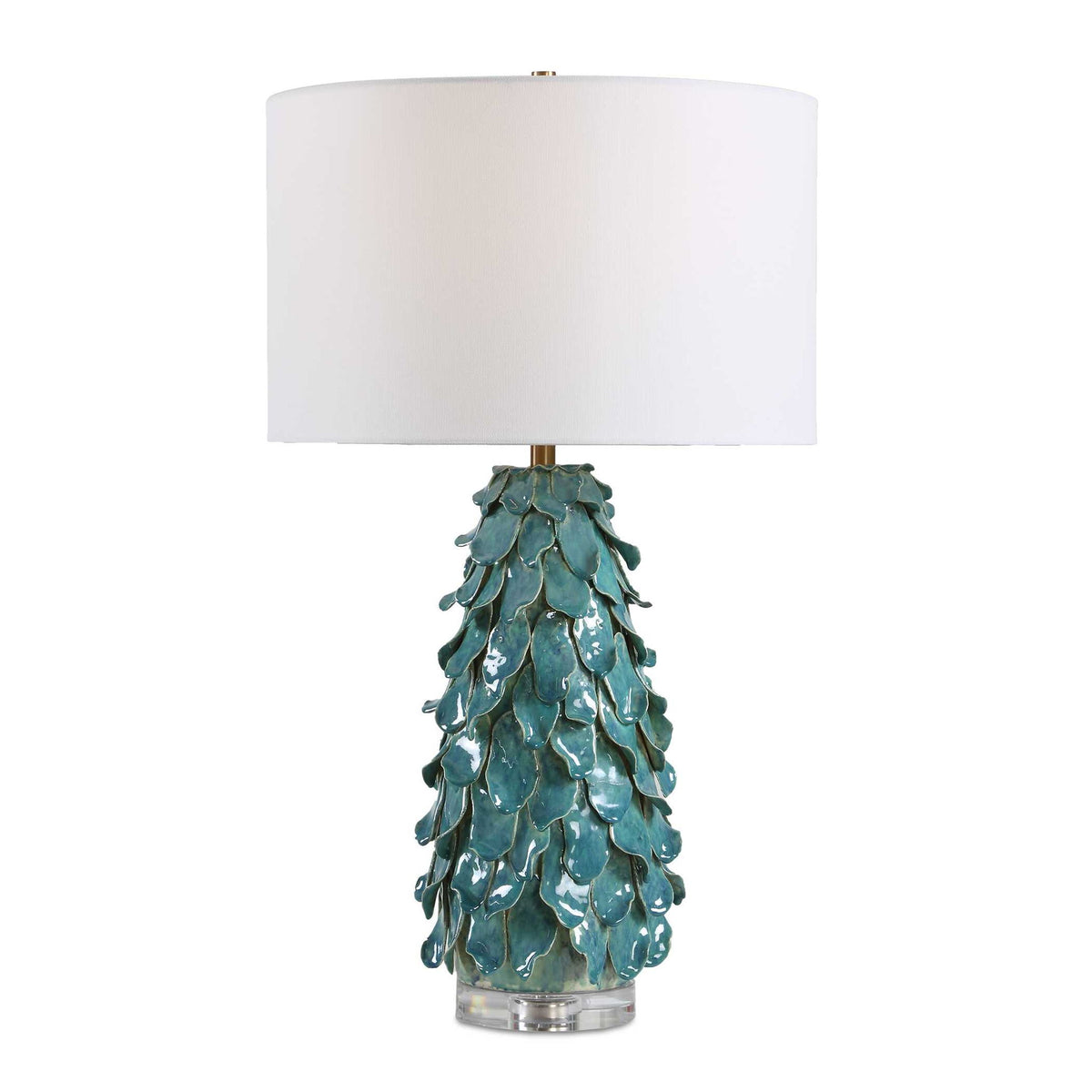 Mina - Table Lamp - Teal Blue