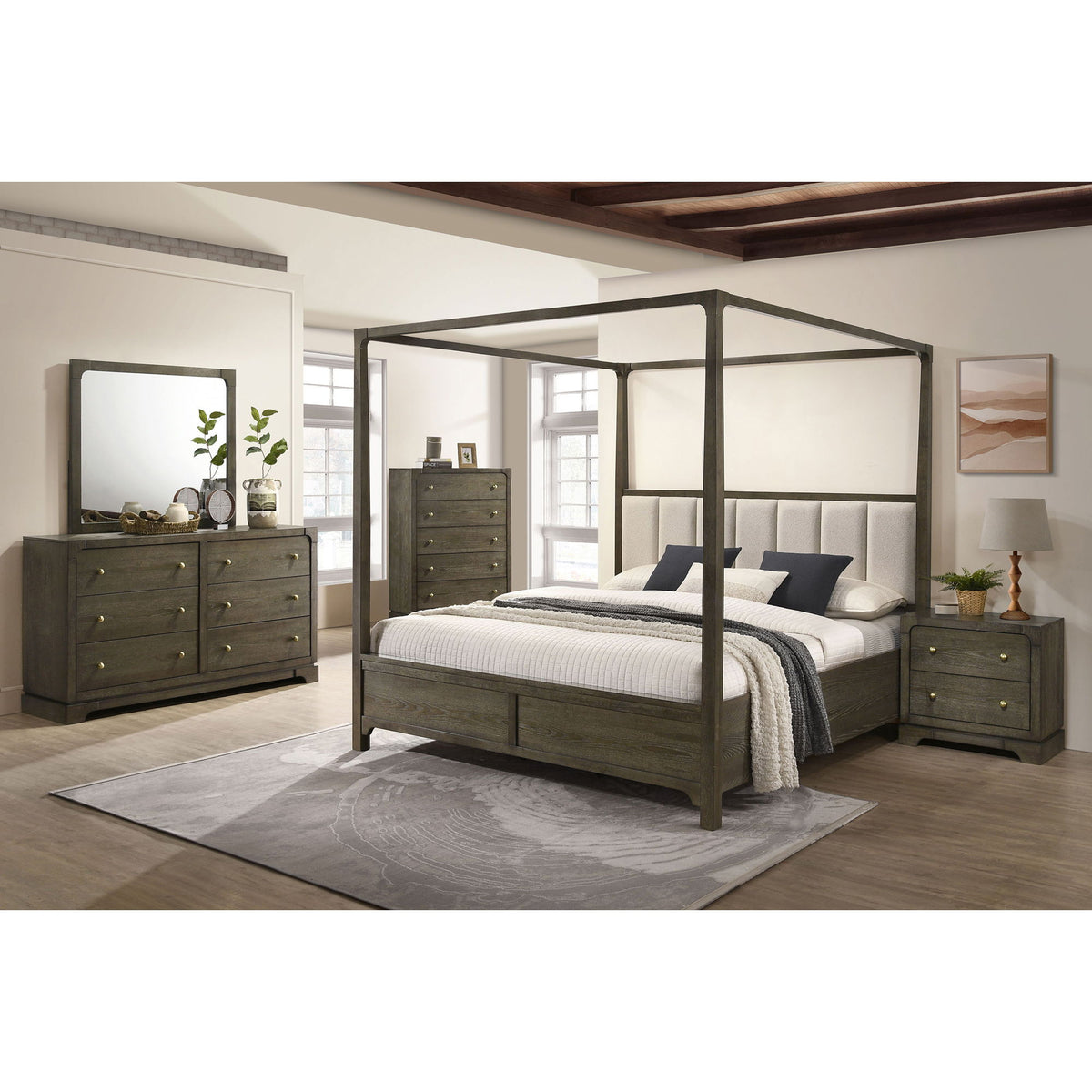 Harbington - 5 Drawer Chest - Chocolate