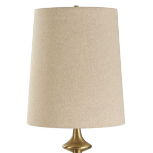 Percy - Marble Buffet Lamp - Brass / Brown