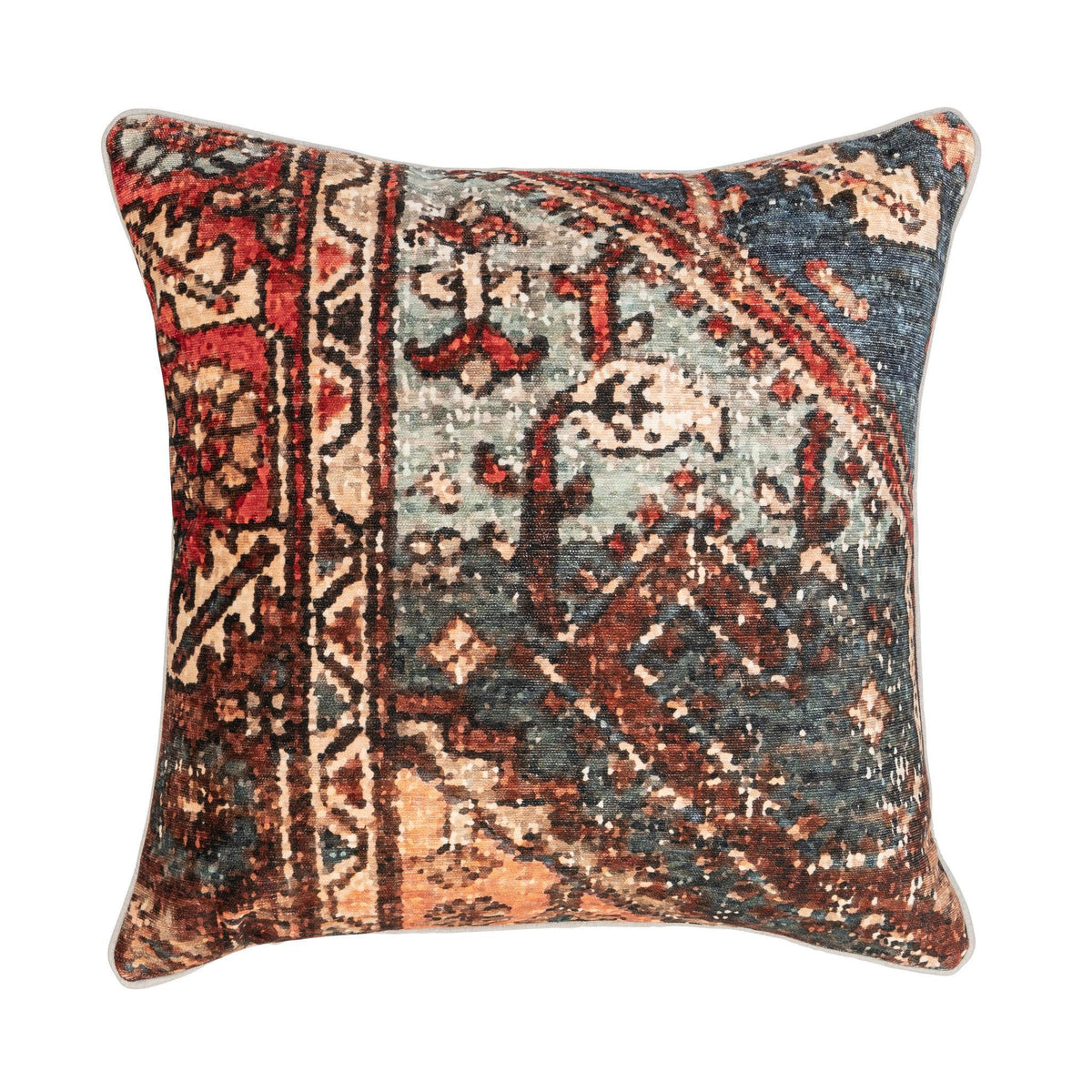Novel Estate - 22" x 22" NV Westbury Pillow - Multi - R&R Furniture Gallery (Fountain Valley, CA)