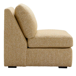 Luxe Sofa - Armless - Tweedy Bird Goldfinch