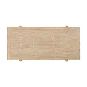 Gata - Outdoor Rectangular Dining Table - Light Teak - R&R Furniture Gallery (Fountain Valley, CA)