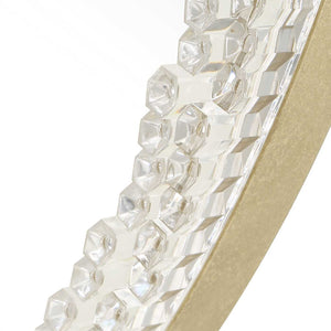 Break The Ice - Round Mirror - Gold