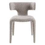 Saehee - Modern Light Grey Fabric Dining Chair
