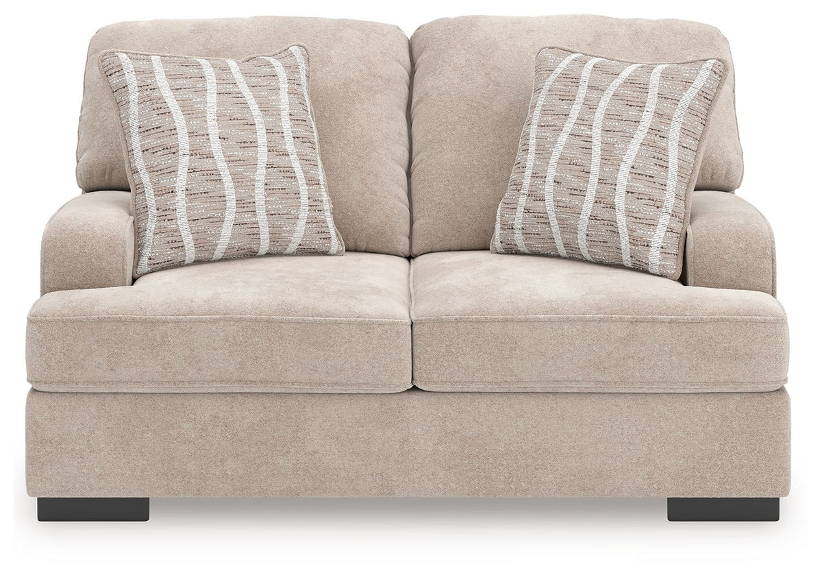 High Profile - Loveseat - Taupe - R&R Furniture Gallery (Fountain Valley, CA)