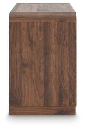 Fortlorn - Two Drawer Night Stand - Walnut Brown - R&R Furniture Gallery (Fountain Valley, CA)